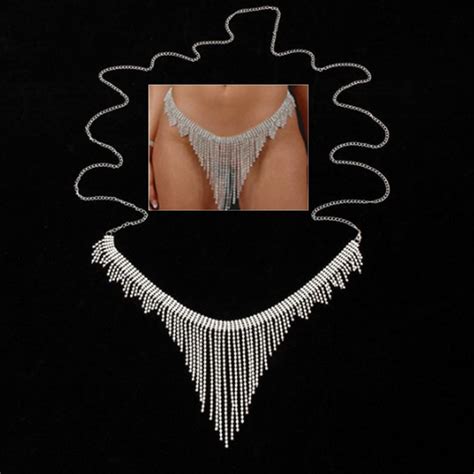 Moda Cristal Del Vientre Cintura Cadena Sexy Bikini Playa Multilayer