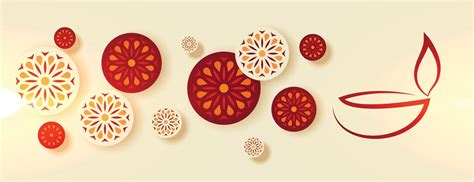 traditional happy diwali banner decorative design 37749991 Vector Art ...