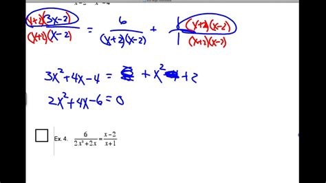 8 6 Solving Rational Equations YouTube