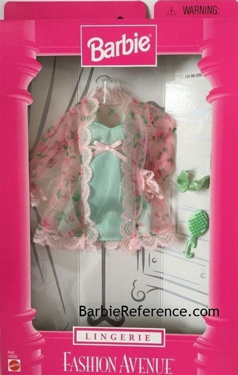 Fashion Avenue Lingerie 1999 Barbie Reference