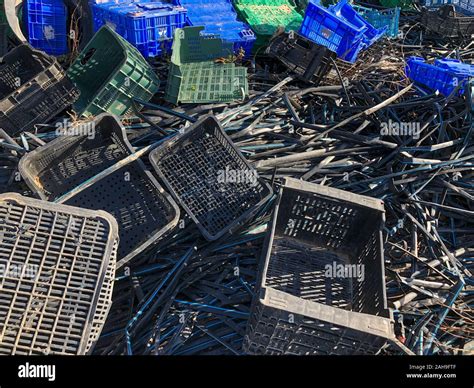 Plastic Crates Hi Res Stock Photography And Images Alamy