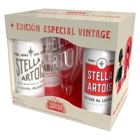 Cerveza Stella Artois Lager Lata 473ml X4 Copa MercadoLibre