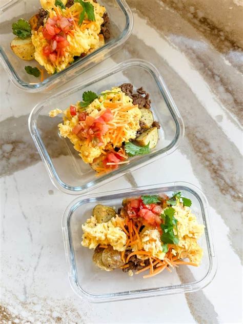 Meal Prep Breakfast Bowls Lovely Delites