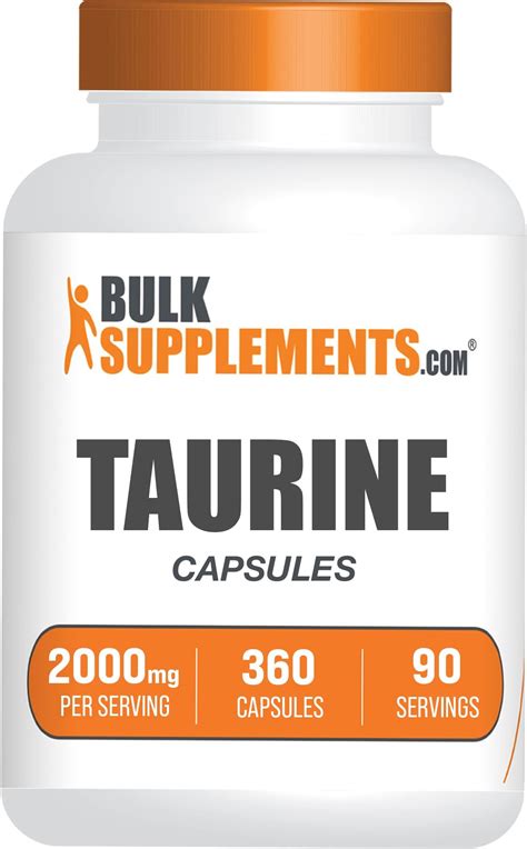 Amazon.com: Amazing Formulas Taurine 1000 Mg per Serving 200 Capsules ...