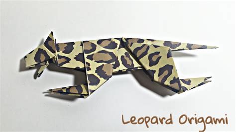 Leopard Origami Tutorial Animals Origami Youtube