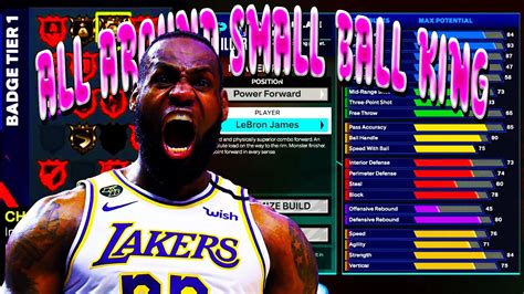 The Best Lebron James Build Nba K Youtube