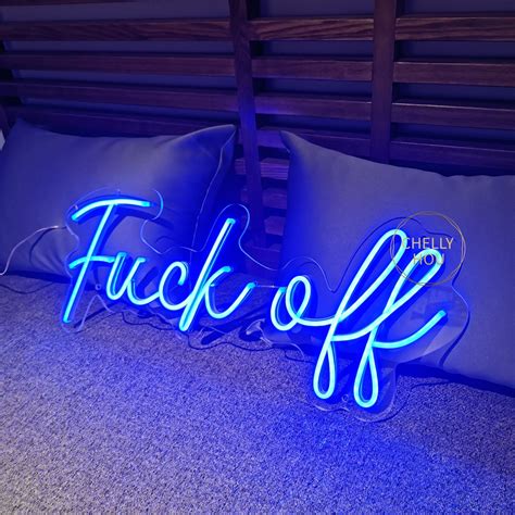 Custom Neon Sign FUCK OFF Neon Sign Led Light Custom Neon Etsy