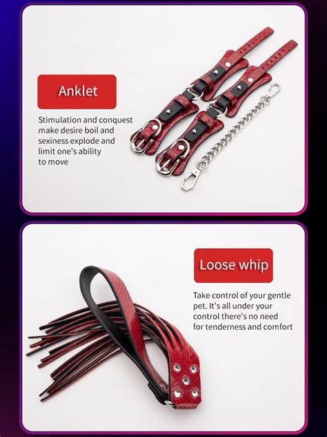 Sm Restrain Bondage Product Erotic Bdsm Sex Set Couples Bondage Gear Leather Sexy Flirting Toys