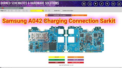 Samsung A042 Charging Connector Connection Way Samsung A42 Charging