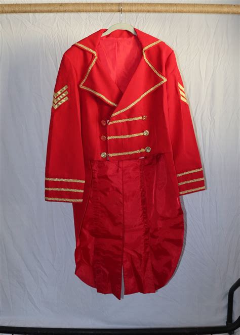 Red Jacket With Gold Trim Handmade Men S Costume Etsy