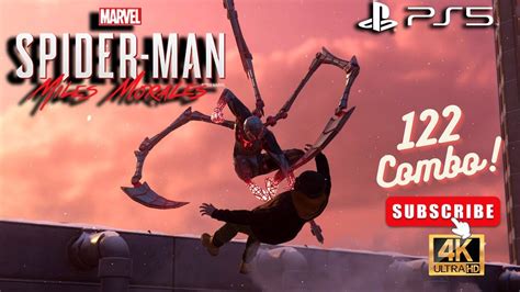 SPIDERMAN MILES MORALES CRAZY COMBAT IMPOSSIBLE COMBOS YouTube