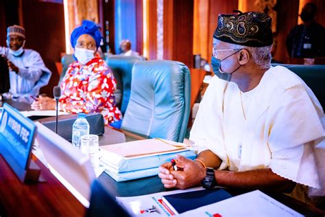 President Buhari Presides Over The Federal Executive Council Meeting On