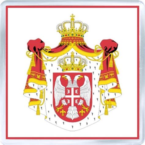 Acrylic Fridge Magnet: Serbia - Coat of Arms of Serbia | Coat of arms ...