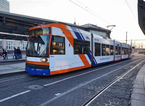 Rnv Tramwagen Als Linie Neckarau Rheingoldhalle Sandhofen