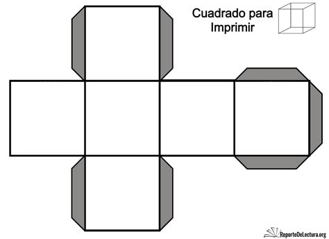 1 Cubo Para Imprimir De Papel Reporte De Lectura