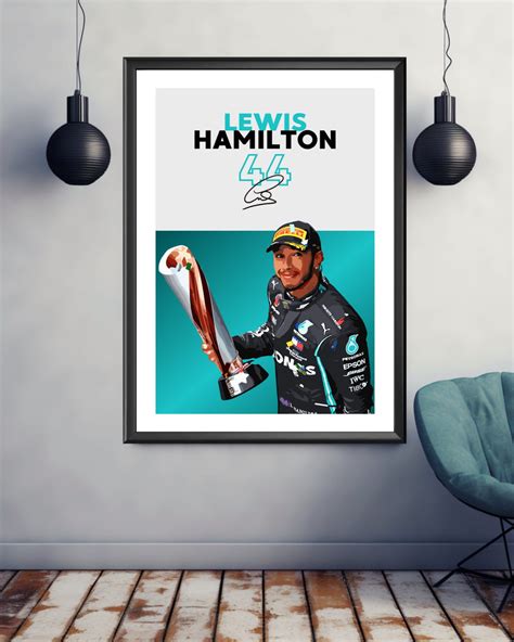 Lewis Hamilton Poster F1 Print Brighton Posters