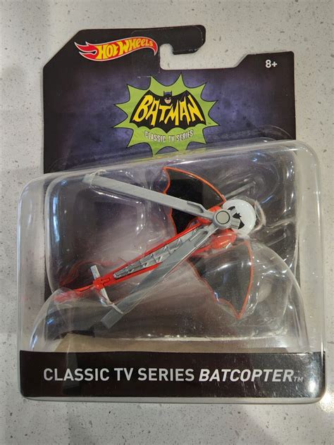 Mattel Hot Wheels Batman Classic TV Series BATCOPTER Vehicle NEW West Ward Values MAVIN