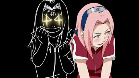 naruto - Why does Sakura's inner voice say "cha" at the end of her ...