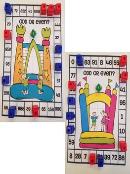 Odd & Even Numbers Game by Mrs Davidson's Resources | TpT