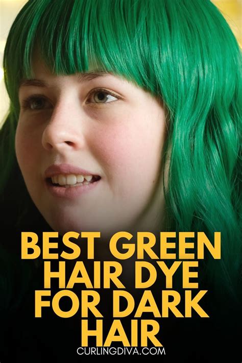 Best Green Hair Dye For Dark Hair | Green hair, Green hair dye, Dyed hair