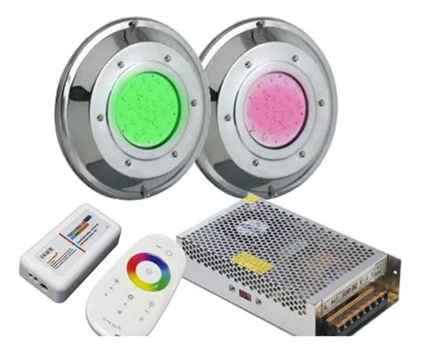 Kit Completo Luces Led Rgb Piletas Piscinas X