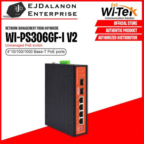 Wi Tek Wi Ps Gf I V Unmanaged Poe Switch Ejdalanon Enterprise