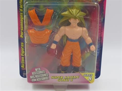 Dragon Ball Z Super Saiyan Goku 3 Action Figure Series 8 Saga Etsy