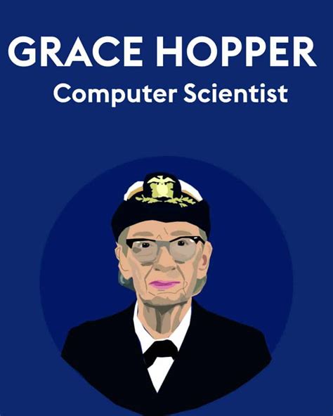 Grace Hopper Computer Scientist Women Scientists Abakcus