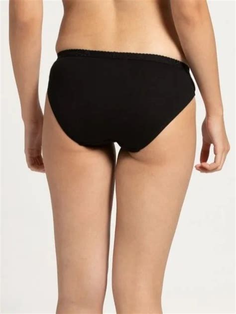 Panties Combed Cotton Jockey Women Black Bikini Panty Low At Rs 299