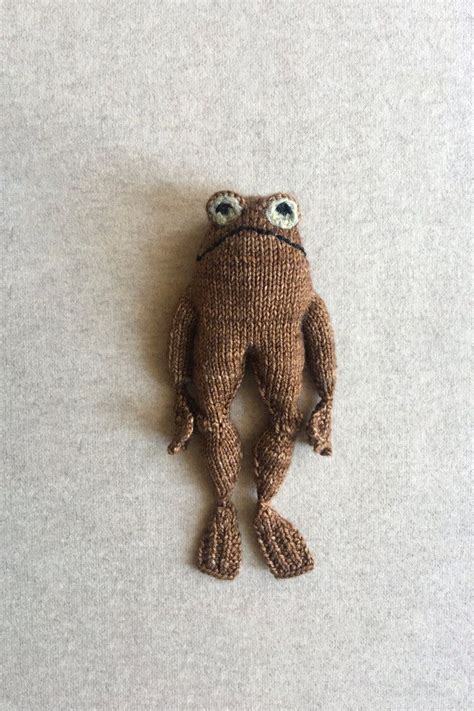 Knitter Brings Back Childhood Joy With Adorable ‘frog And Toad Dolls