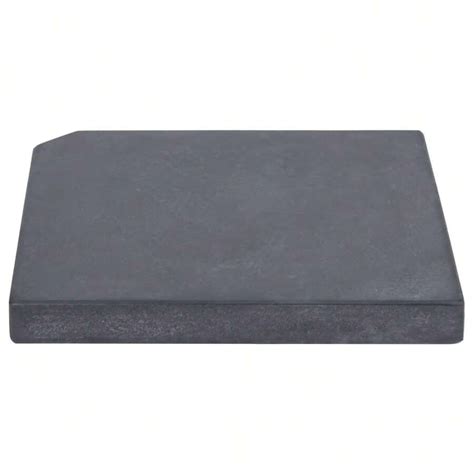 Plaque De Poids En Granite Noir De Kg Pour La Stabilit Du Parasol