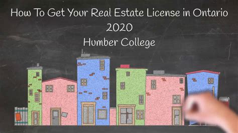 How To Get Your Real Estate License In Ontario 2020 Humber College Youtube