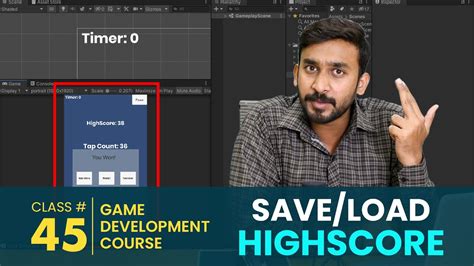 Game 1 Tap Counter 16 Saveload Highscore Unity3d Game