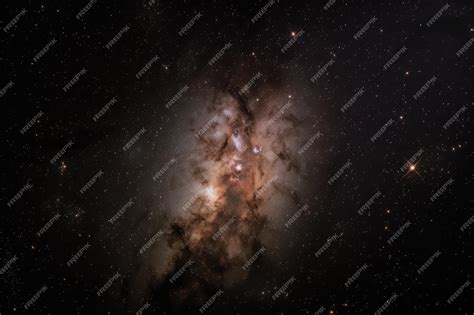 Premium AI Image | Closeup of galaxy and nebula formation with stars ...