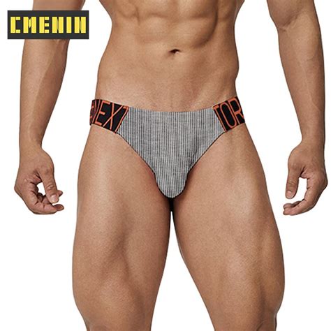 Cmenin Popular Cotton Jockstrap Underwear Man Brief Soft Slip Gay Sexy Men S Panties Briefs Men