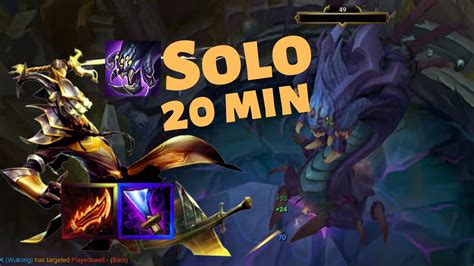 Master Yi Solo Baron How To Solo Baron Nashor At Minutes League