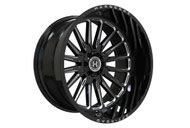 Hardcore Off Road Hc Wheels Rims Black Milled Chrome Free Shipping