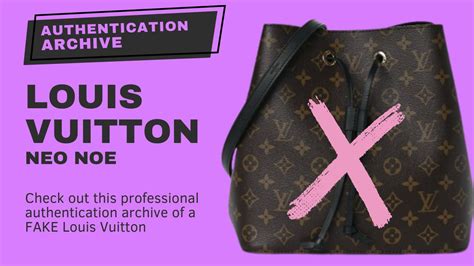 Authentication Archive: Fake Louis Vuitton Monogram NeoNoe