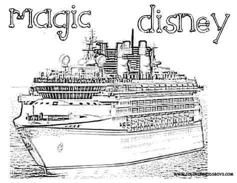 Disney Cruise Line Coloring Pages