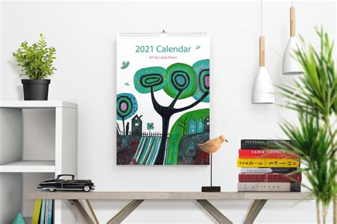 A4 2021 Art Wall Calendar Fine Art Monthly Calendar 2021 Etsy