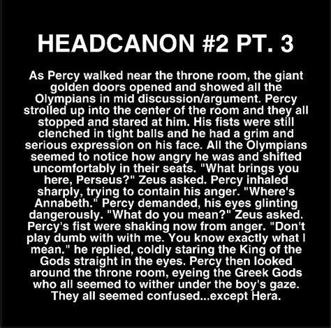 Headcanon 2 Pt 3 Percy Jackson Fanfic Percy Jackson Books Percy