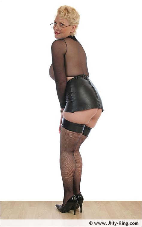 Leather And Nylons Stunning Milf Babe Jilly King Porn Pictures XXX Photos Sex Images