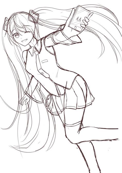 How To Draw Miku Hatsune Step By Step