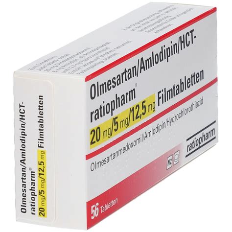 Olmesartan Amlodipin Hct Ratio Mg St Mit Dem E Rezept