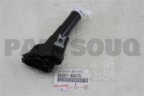 8520760070 Genuine Toyota ACTUATOR SUB ASSY HEADLAMP WASHER RH 85207