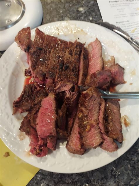 Reverse Seared Porterhouse From Last Night R Steak