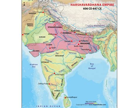 Buy Harshavardhana Empire Map online