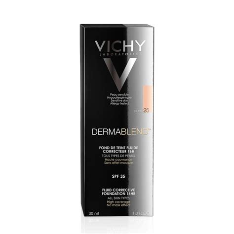 VICHY Dermablend Fond De Teint Fluide Correcteur 16h Teinte 25 Nude 30ml MaPara Tunisie