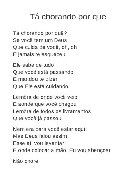 Ta Chorando Porque Letra Maternidade And Hospital Octaviano Neves