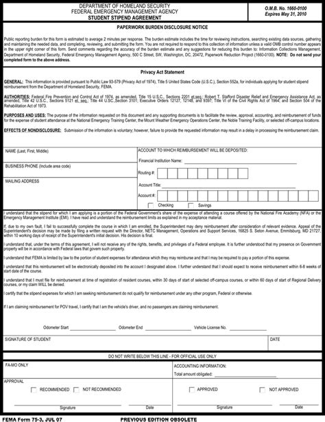 Free Student Stipend Agreement Pdf Kb Page S